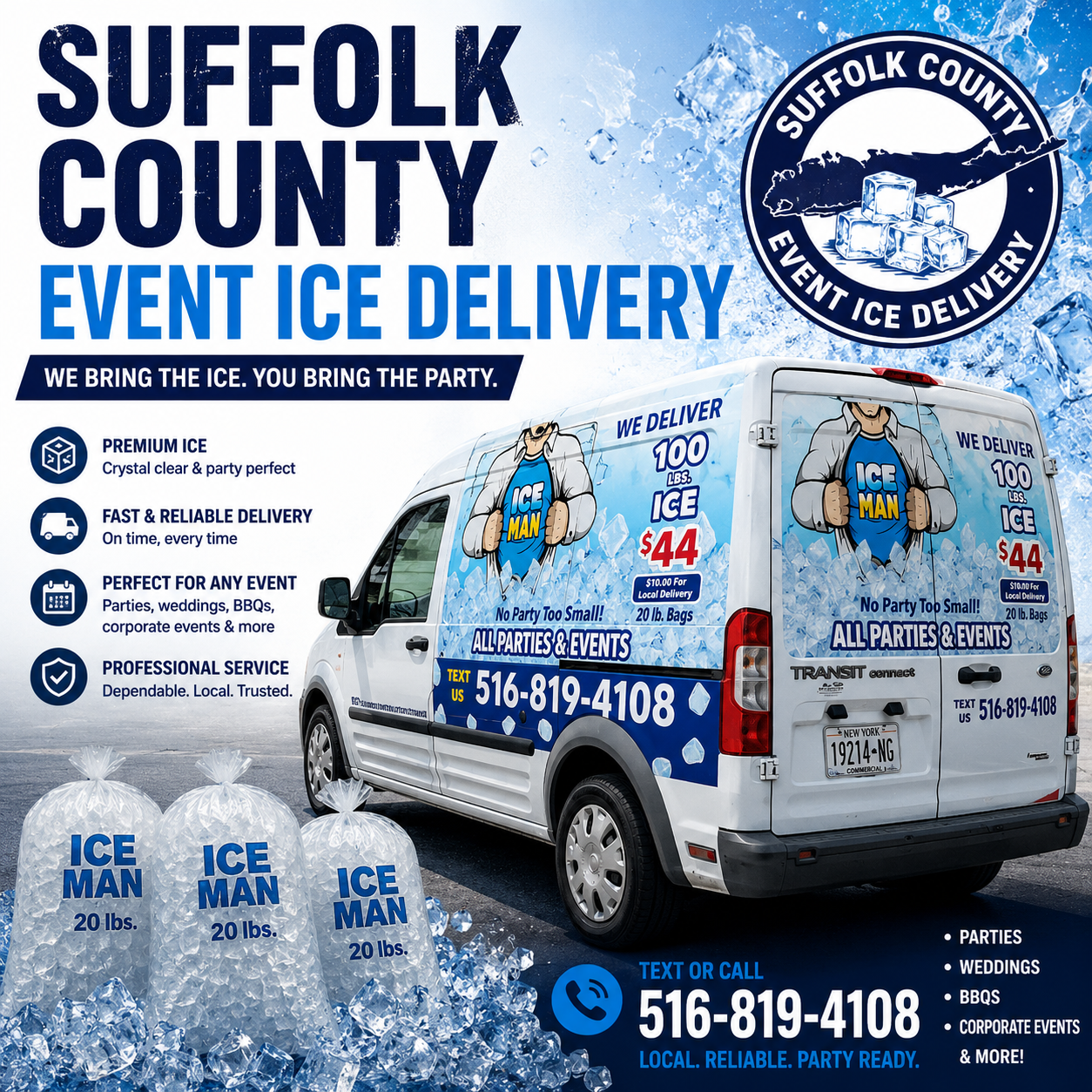 Suffolk County Event Ice Delivery Suffolk County Event Ice Delivery